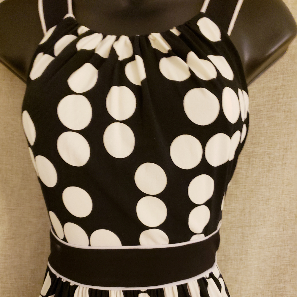 London Times Polka Dot Dress